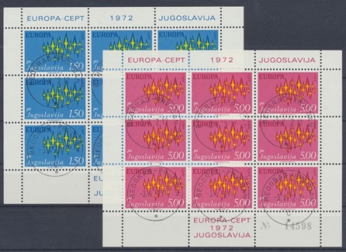 Jugoslawien, Michel Nr. 1457-1458 KB, gestempelt