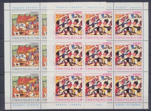Jugoslawien, Michel Nr. 1901-1902 KB, postfrisch