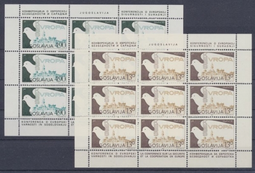Jugoslawien, Michel Nr. 1857-1858 KB, postfrisch