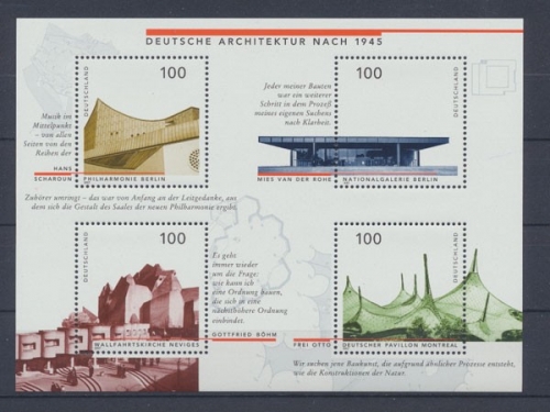 Deutschland (BRD), MiNr. Block 37 PLF I, postfrisch