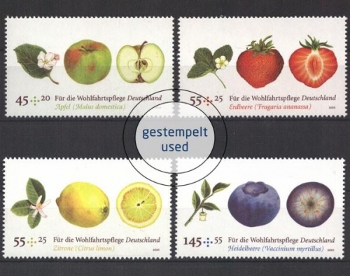 Deutschland (BRD), Michel Nr. 2769-2772, gestempelt