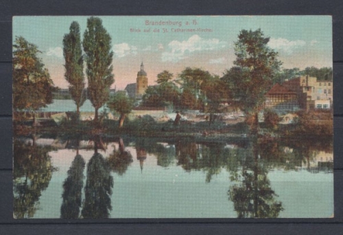 Brandenburg a. H., Blick auf die St. Catharinen - Kirche