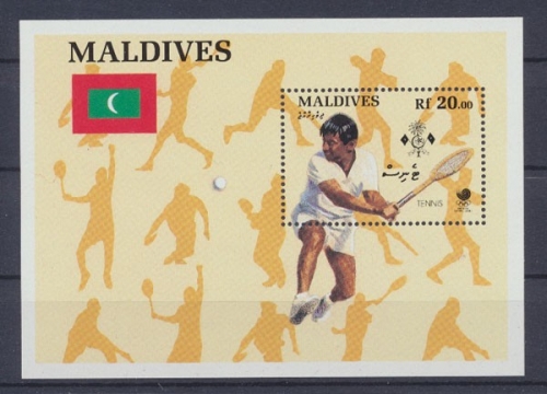 Malediven, Olympiade, MiNr. Block 144, postfrisch