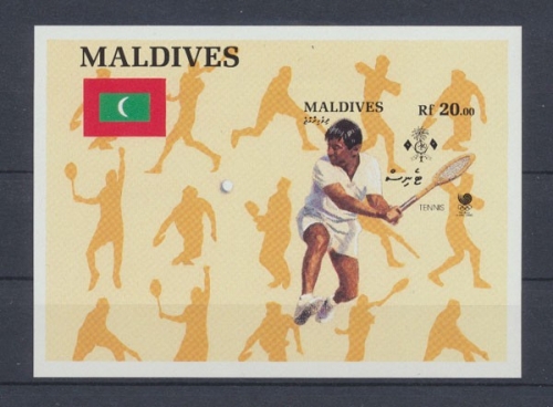 Malediven, Olympiade, MiNr. Block 144 B, postfrisch