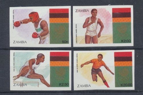 Sambia, Michel Nr. 464-467 B, postfrisch