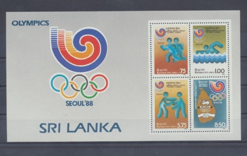 Sri Lanka, Olympiade, MiNr. Block 37, postfrisch