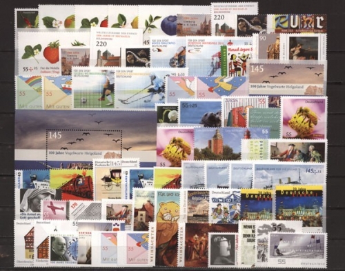 Deutschland (BRD), MiNr. 2768-2834, Jahrgang 2010, postfrisch