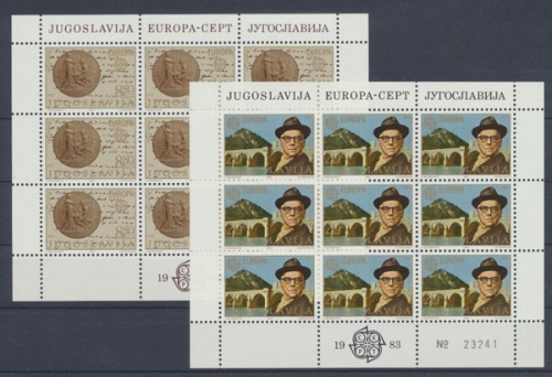 Jugoslawien, MiNr. 1984-1985 KB, postfrisch