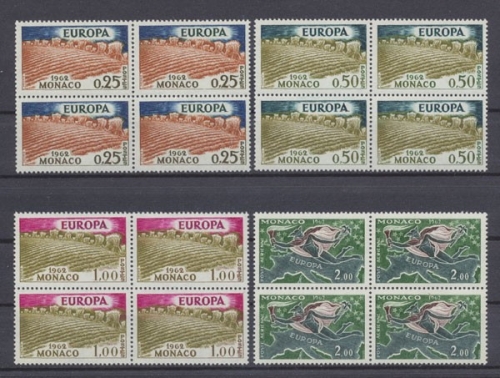 Monaco, Michel Nr. 695-698 (4), postfrisch