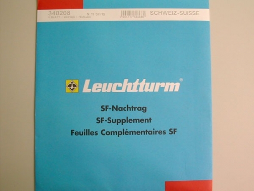 Leuchtturm, Vordruckblätter Schweiz 2010, SF