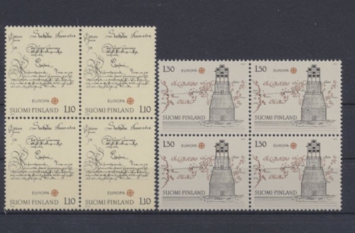 Finnland, MiNr. 842-843 Viererblock, postfrisch