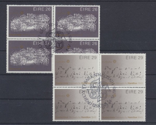 Irland, MiNr. 508-509 Viererblock, gestempelt