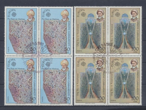 Türkei, MiNr. 2631- 2632 Viererblock, gestempelt