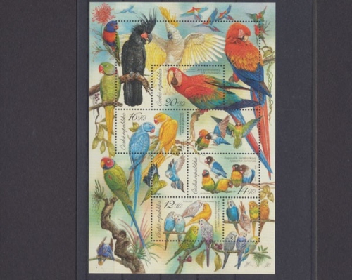 Tschechische Republik, Vögel, MiNr. Block 20, postfrisch