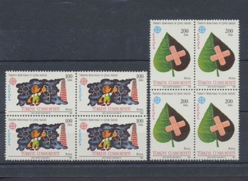 Türkei, MiNr. 2738-2739 Viererblock, postfrisch