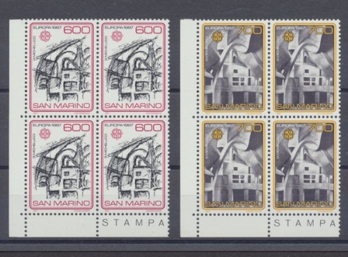 San Marino, Michel Nr. 1354-1355 (4), postfrisch