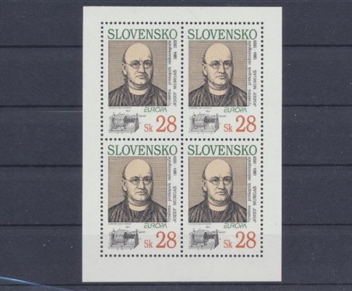 Slowakei, MiNr. 191 Kleinbogen, postfrisch
