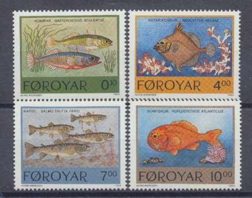 Färöer, MiNr. 256-259, postfrisch