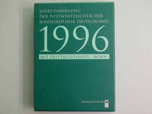 Deutschland (BRD), Jahressammlung 1996, gestempelt