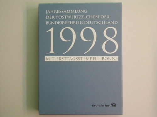 Deutschland (BRD), Jahressammlung 1998, gestempelt