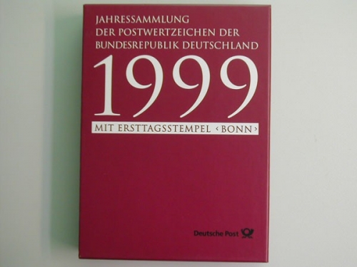 Deutschland (BRD), Jahressammlung 1999, gestempelt