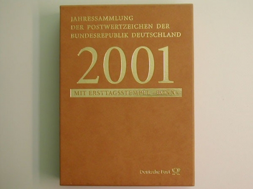Deutschland (BRD), Jahressammlung 2001, gestempelt