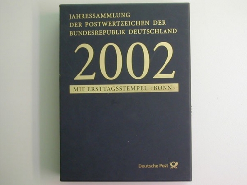 Deutschland (BRD), Jahressammlung 2002, gestempelt
