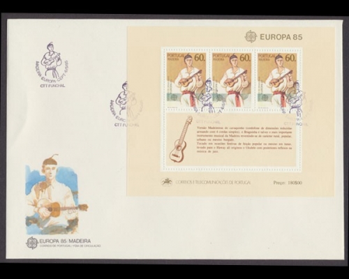 Madeira, Michel Nr. Block 6, FDC