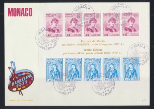 Monaco, Michel Nr. Block 8, FDC
