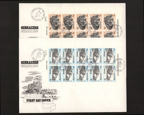 Gibraltar, Michel Nr. 463-464 KB, FDC