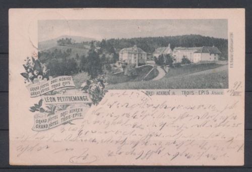 Drei Ähren, Blick auf das Hotel Drei Könige