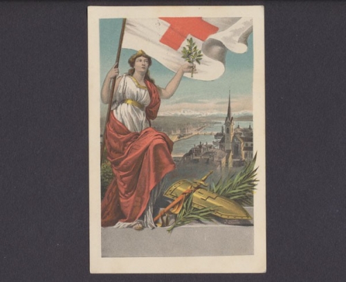 Rot Kreuz Flagge