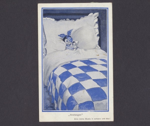 Eine kleine Studie in Schwarz und Blau, "Ihretwegen"
