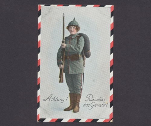 Achtung! Präsentiert das Gewehr!