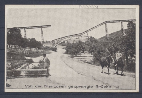 Von den Franzosen gesprengte Brücke