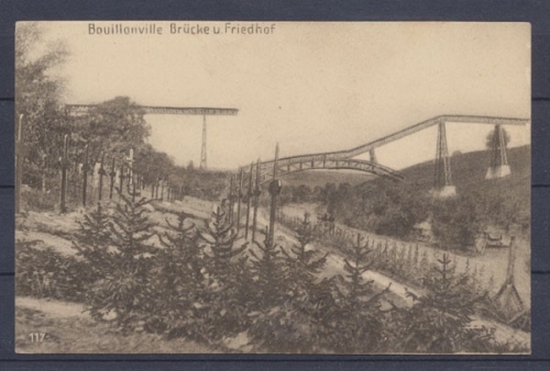 Bouillonville Brücke und Friedhof