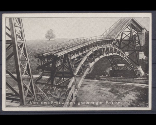 Von den Franzosen gesprengte Brücke