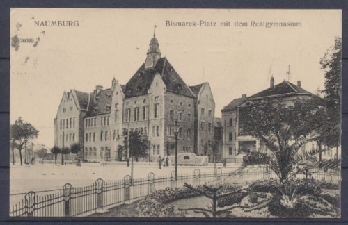 Naumburg, Bismarck - Platz mit dem Realgymnasium