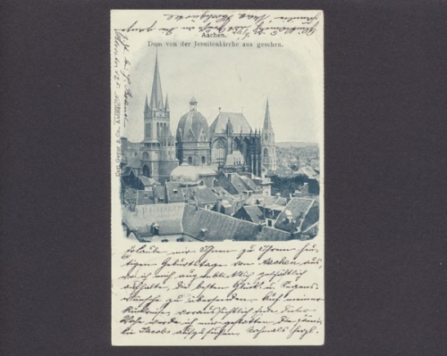 Aachen, Dom von der Jesuitenkirche aus gesehen