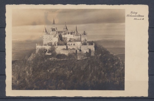 Burg Hohenzollern, die Burg 855 m ü.M.