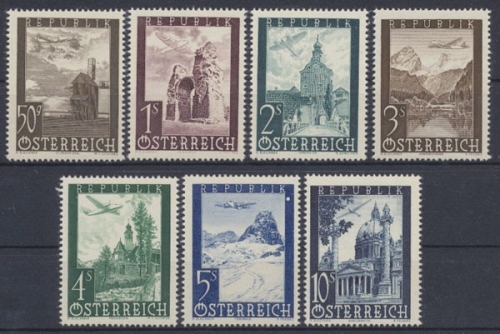 Österreich, MiNr. 822-828, postfrisch