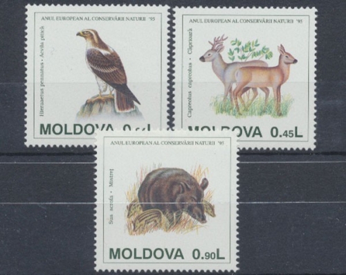 Moldawien, MiNr. 158-160, postfrisch