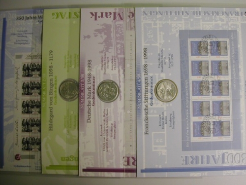 BRD Numisblätter, kompletter Jahrgang 1998