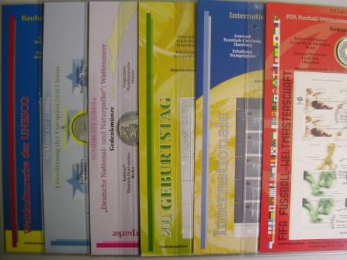 BRD Numisblätter, kompletter Jahrgang 2004