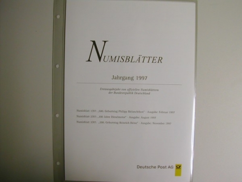 Inhaltsverzeichnis und Beschreibungsblätter zum Jahrgang 1997