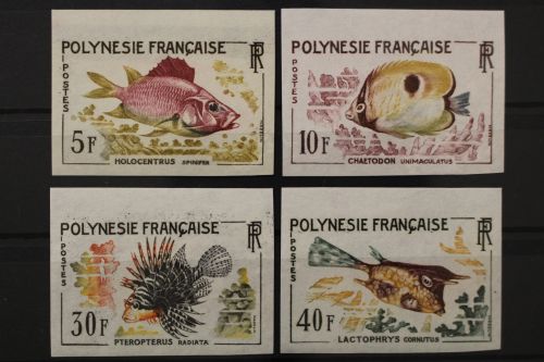 Französisch-Polynesien, MiNr. 24-27 ungezähnt, postfrisch
