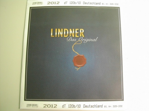 Lindner dT-System, Deutschland Vordruckblätter 2012