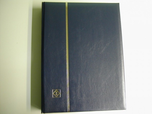 Leuchtturm, Einsteckbuch COMFORT, Farbe: Blau, 64 Seiten, schwarzer Karton