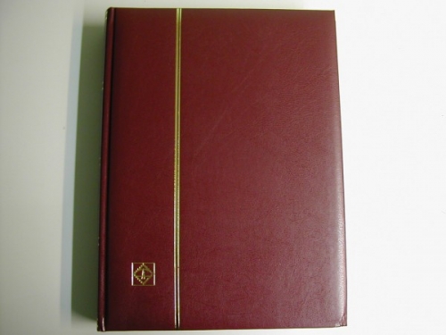 Leuchtturm, Einsteckbuch COMFORT, Farbe: Rot, 64 Seiten, schwarzer Karton