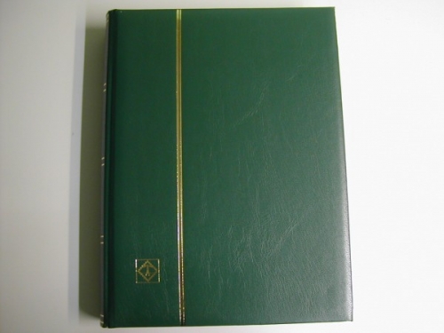 Leuchtturm, Einsteckbuch COMFORT, Farbe: Grün, 64 Seiten, schwarzer Karton